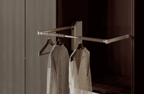 Manufacturer interior furniture Hanger Nuomi Living: Kunci Wardrobe Rapi dan Nyaman Digunakan